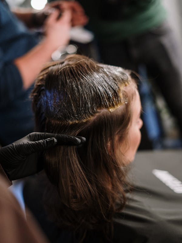 Beautiful hair after treatment
