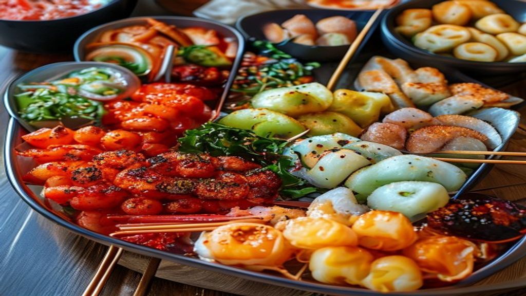 떡볶이·꼬마김밥·오뎅이 어우러진 간편분식 한 상