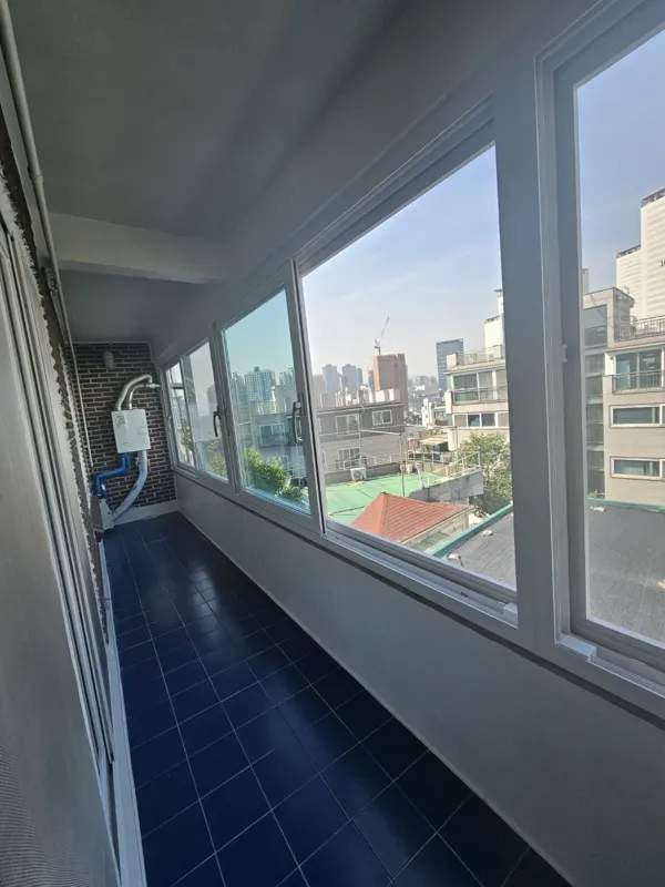 발코니 샷시 교체 실제 현장