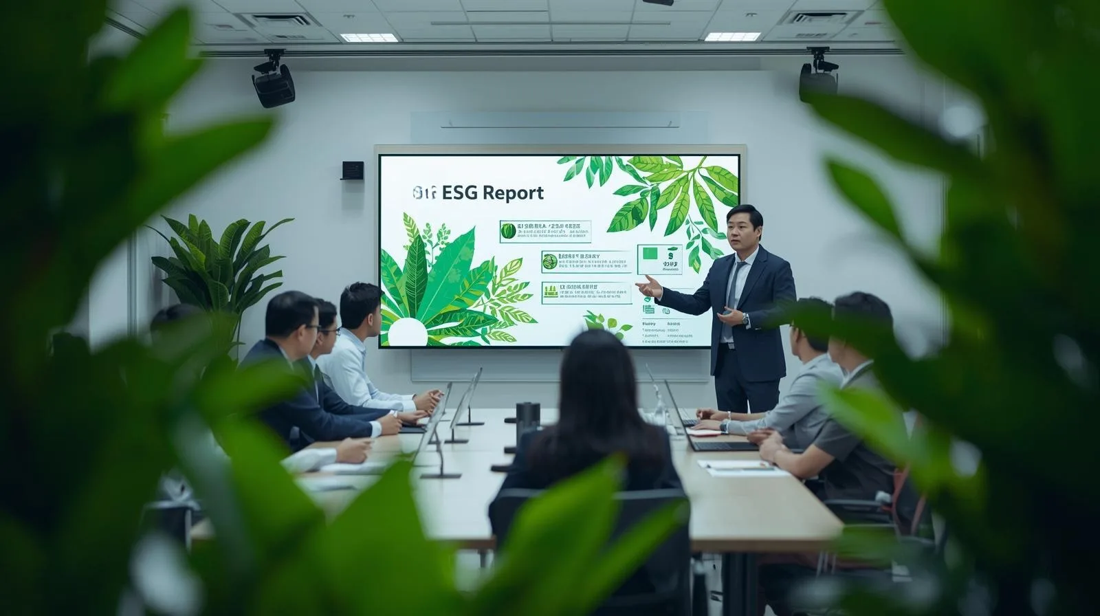 ESG 경영 전략 컨설팅 기업 회의 지속가능경영