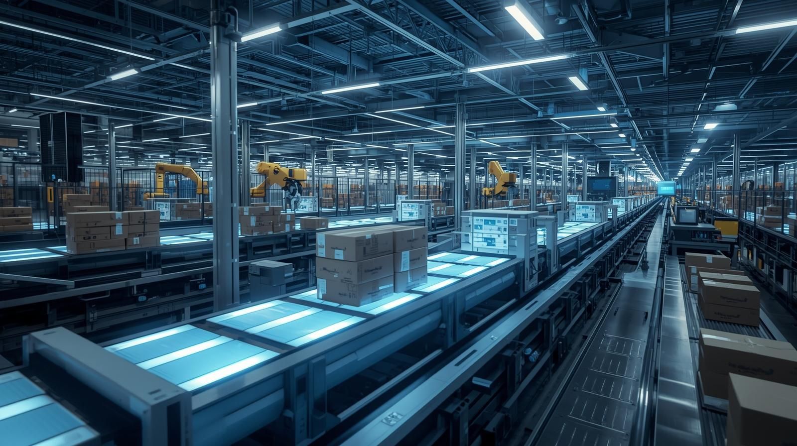 Modern automated fulfillment warehouse for Korea market distribution