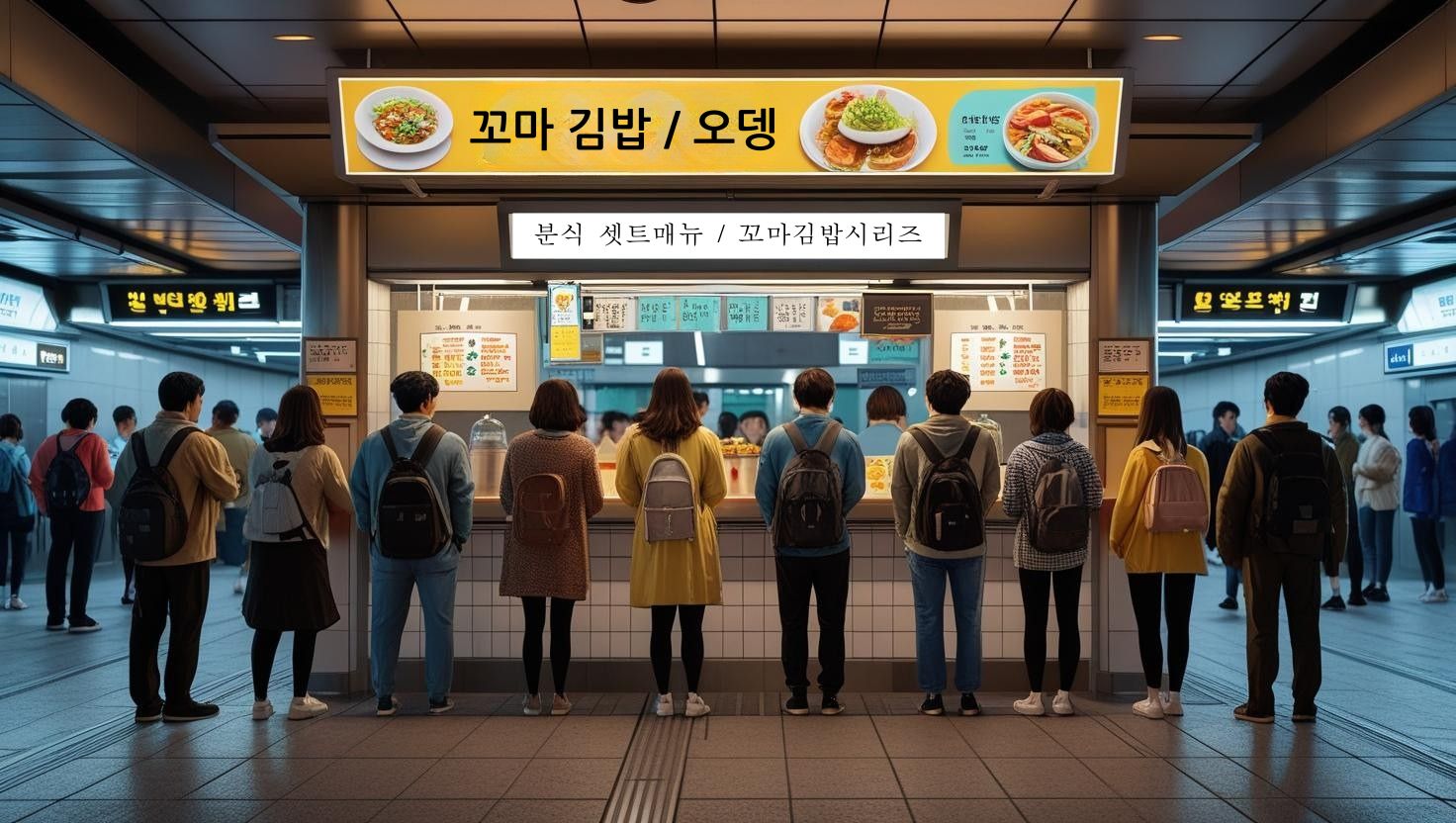 후다닥분식 매장