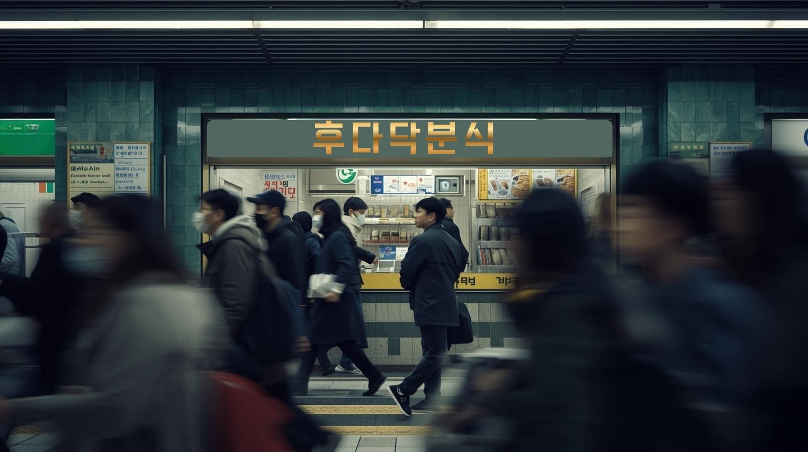 후다닥분식 매장