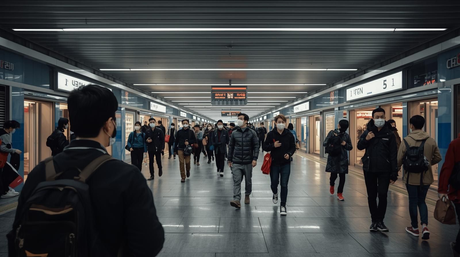 지하철 내부 매장