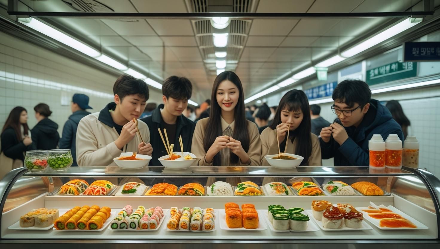 지하철 매장 유동인구