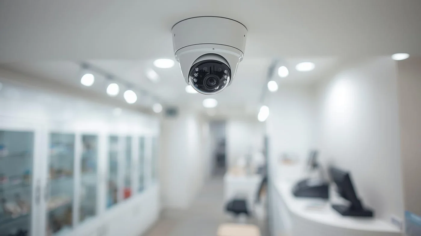 매장 천장 돔형 CCTV 설치 — 소상공인 매장 보안