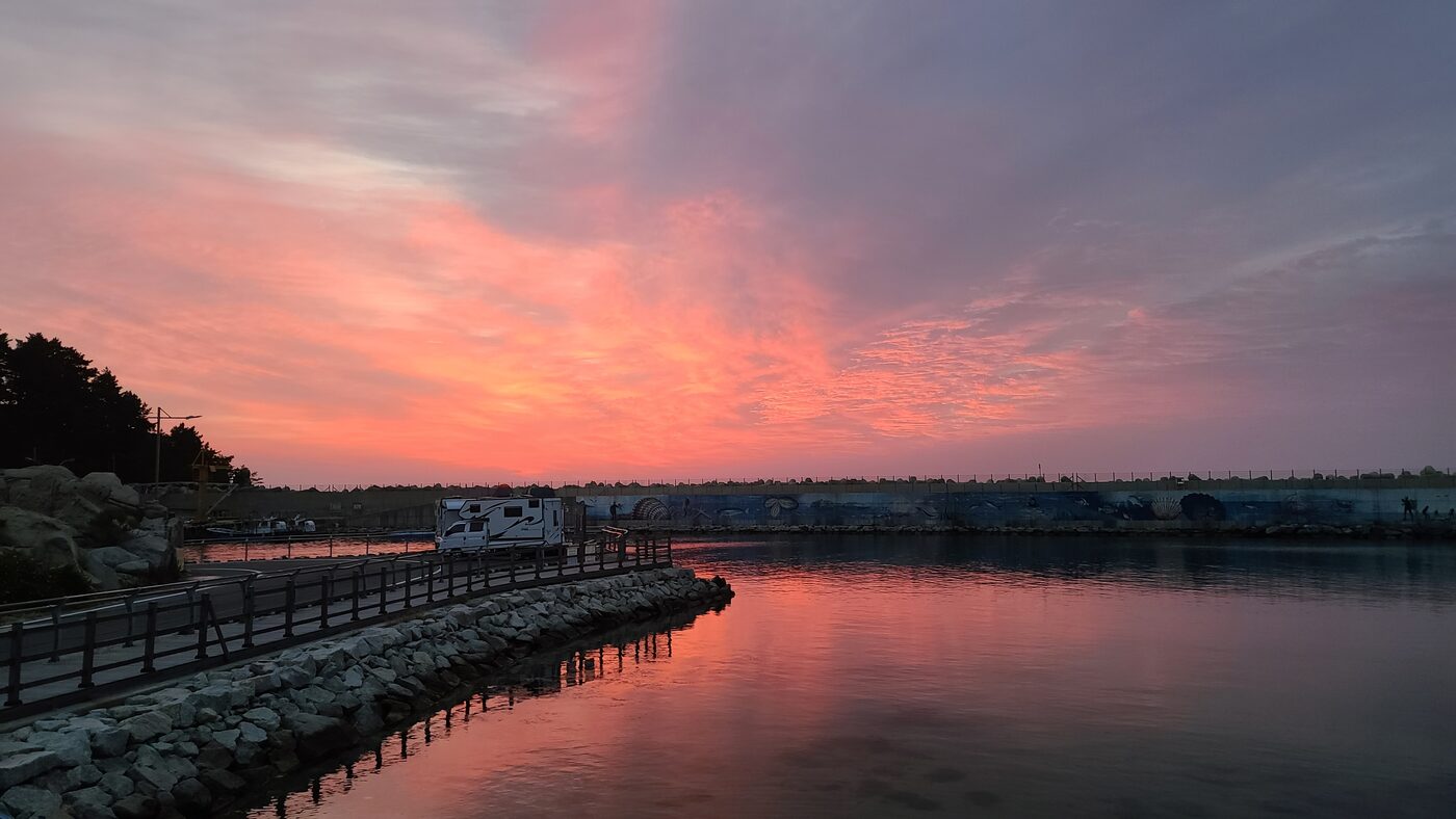 Anmyeondo sunset harbour