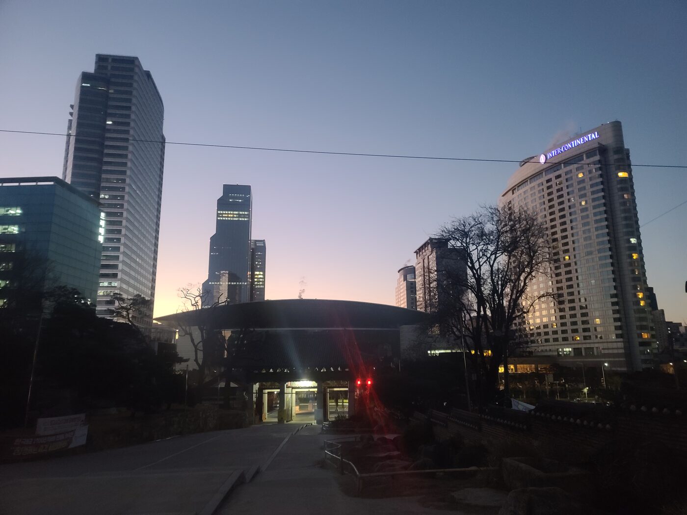 Samseong-dong Seoul COEX skyline